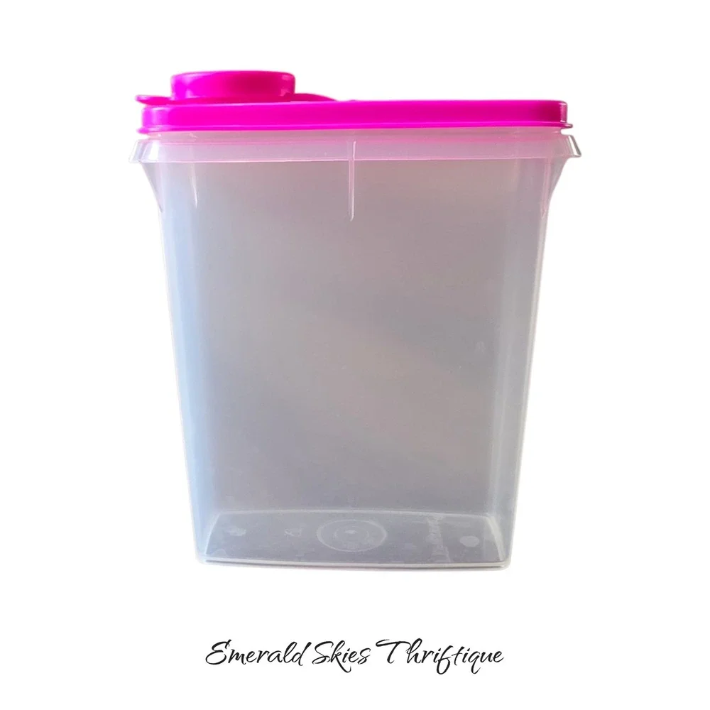 Vtg Tupperware #499-13 Stor N Pour Jr Cereal Container W/ Lid 509-11 free ship